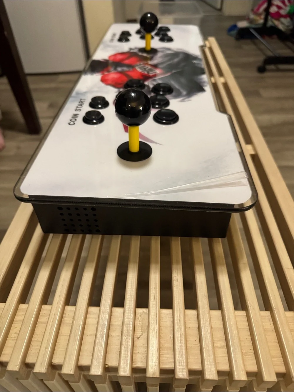 White Pandora's Box 9S Arcade Console with Dual Joysticks